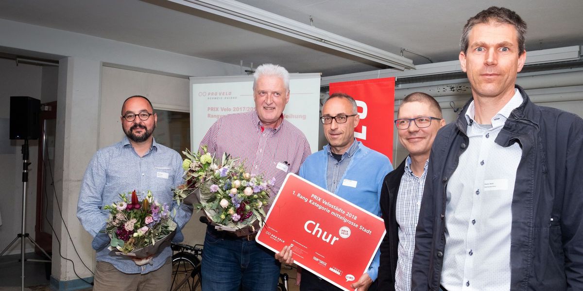 Remise du PRIX pour les villes moyennes (Coire, Köniz, Thoune))