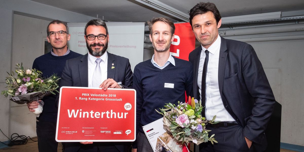 Remise du PRIX pour les grandes villes (Winterthour, Bâle, Berne)