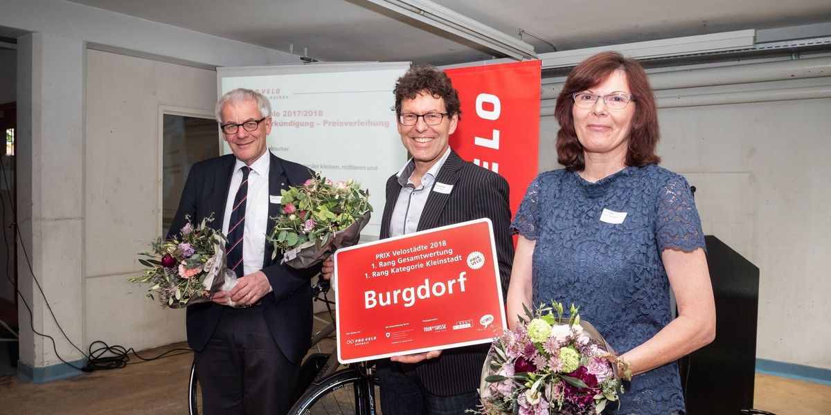 Remise du PRIX pour les petites villes (Burgdorf, Reinach, Solothurn)